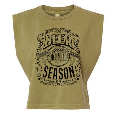 Beer Season Celebrate Your Love for Beer & Breweries Garment-Dyed Women's Muscle Tee