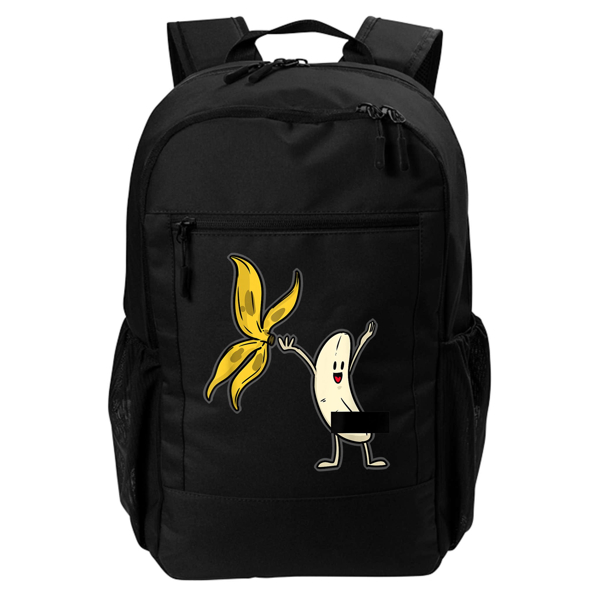 Banana Striptease Censored Gift Naked Funny Adult Gift Backpack