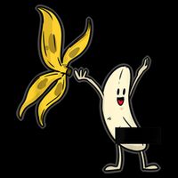 Banana Striptease Censored Gift Naked Funny Adult Gift Backpack