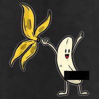 Banana Striptease Censored Gift Naked Funny Adult Gift Beanie