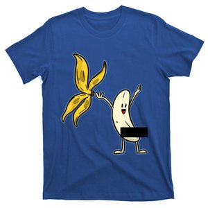 Banana Striptease Censored Gift Naked Funny Adult Gift T-Shirt