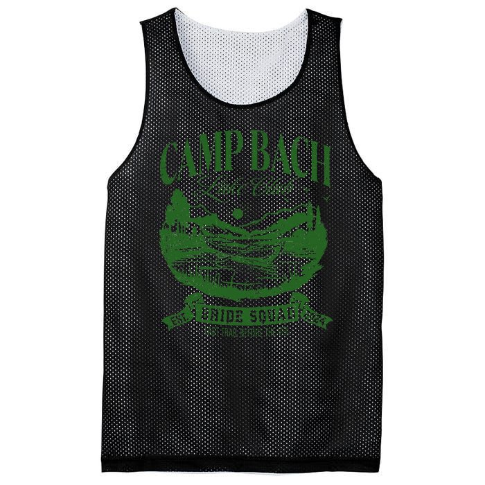 Bride Squad Camp Bach Lake Club Bachelorette Party 2024 Mesh Reversible Basketball Jersey Tank