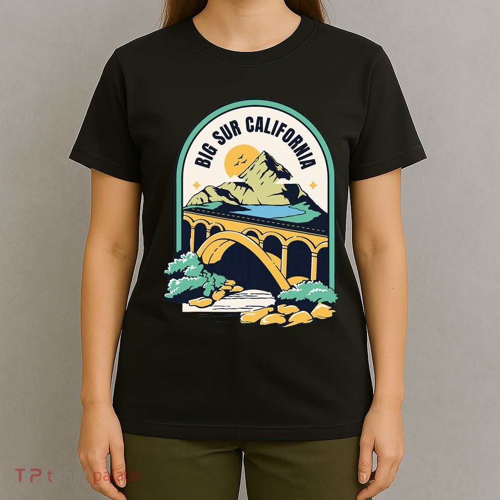 Big Sur California Bixby Bridge Coastal Highway T-Shirt