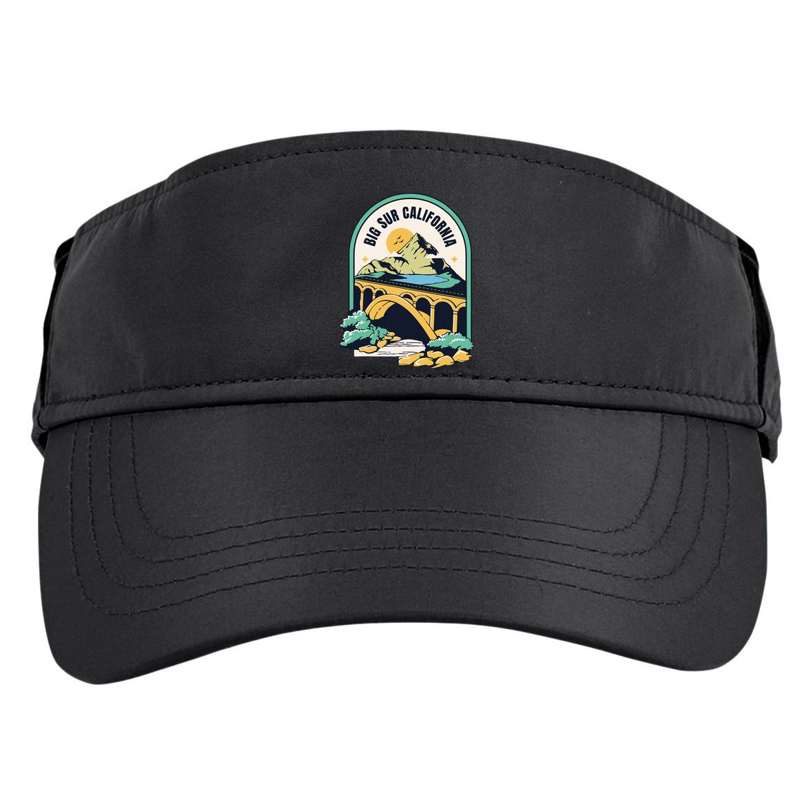 Big Sur California Bixby Bridge Coastal Highway Adult Drive Performance Visor
