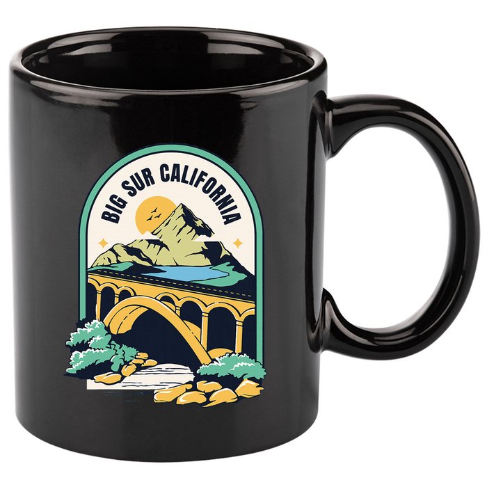 Big Sur California Bixby Bridge Coastal Highway 11oz C Handle Ceramic Mug