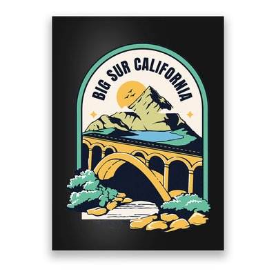 Big Sur California Bixby Bridge Coastal Highway Poster