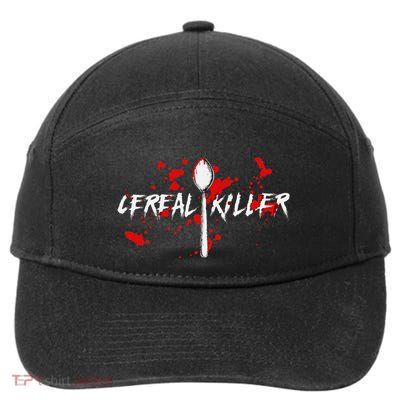 Bloody Spoon Cereal Killer Cereal Day 7-Panel Snapback Hat
