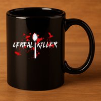 Bloody Spoon Cereal Killer Cereal Day 11oz C Handle Ceramic Mug