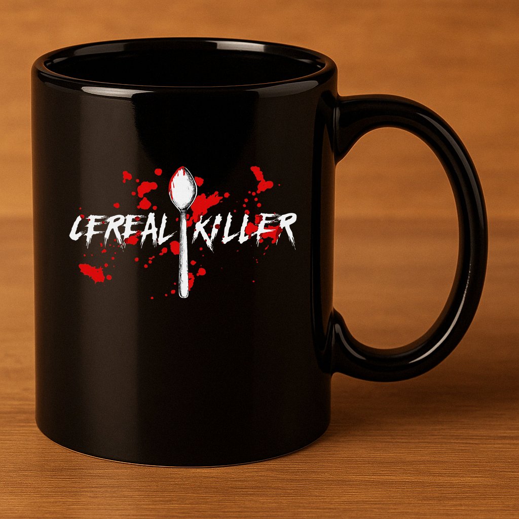 Bloody Spoon Cereal Killer Cereal Day 11oz C Handle Ceramic Mug
