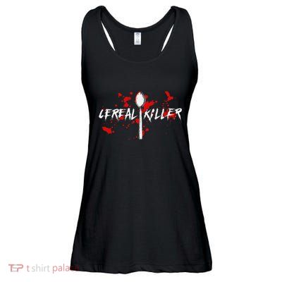 Bloody Spoon Cereal Killer Cereal Day Ladies Essential Flowy Tank