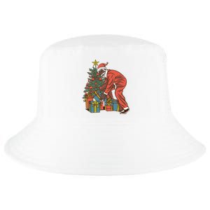 Black Santa Claus Funny Christmas Gift Cool Comfort Performance Bucket Hat