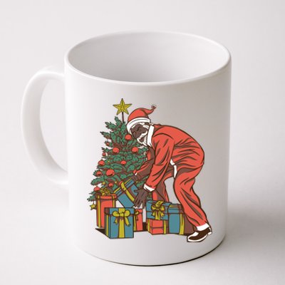 Black Santa Claus Funny Christmas Gift Coffee Mug