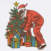 Black Santa Claus Funny Christmas Gift Mug