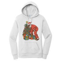 Black Santa Claus Funny Christmas Gift Women's Pullover Hoodie