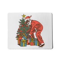 Black Santa Claus Funny Christmas Gift Mousepad