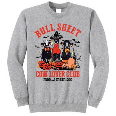 Bull Sheet Cow Lover Club Funny Halloween Ghost Pumpkins Tall Sweatshirt