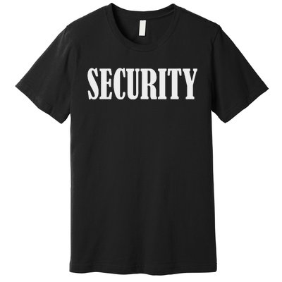 Baby Security Costume Infant Security Guard Officer Premium T-Shirt