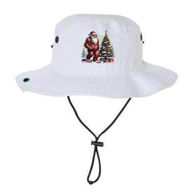 Bigfoot Santa Christmas Tree Lights Xmas Sasquatch Lovers Legacy Cool Fit Booney Bucket Hat