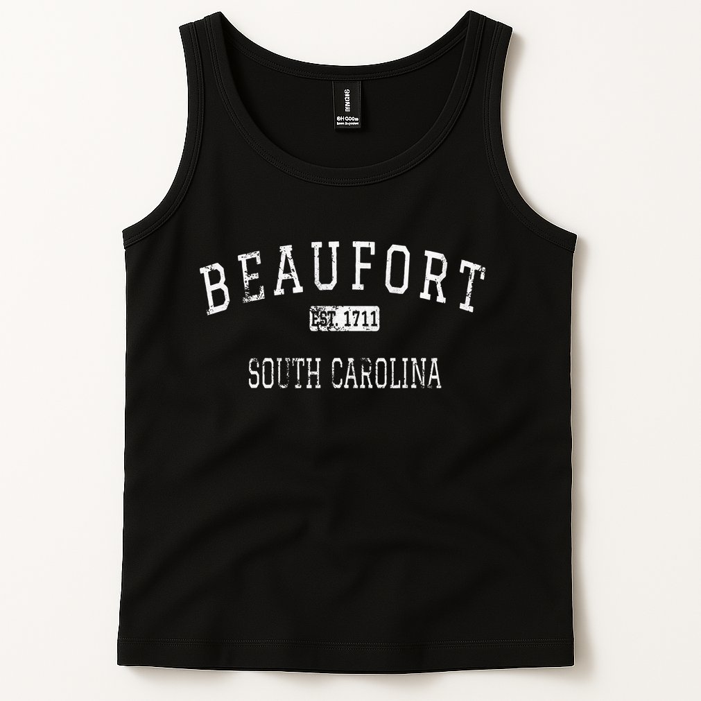 Beaufort South Carolina SC Vintage Tank Top