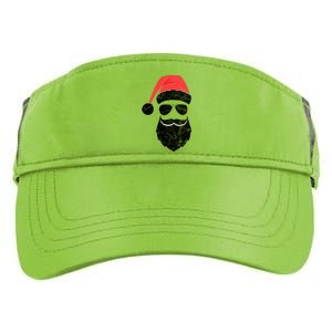 Bearded Santa Claus Hipster Adult Drive Performance Visor