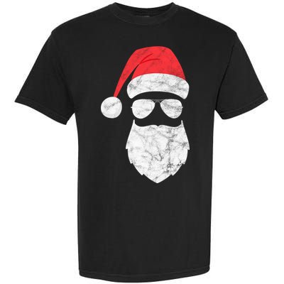 Bearded Santa Claus Hipster Garment-Dyed Heavyweight T-Shirt