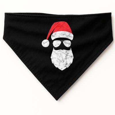 Bearded Santa Claus Hipster USA-Made Doggie Bandana