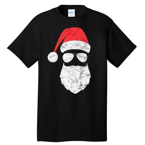 Bearded Santa Claus Hipster Tall T-Shirt