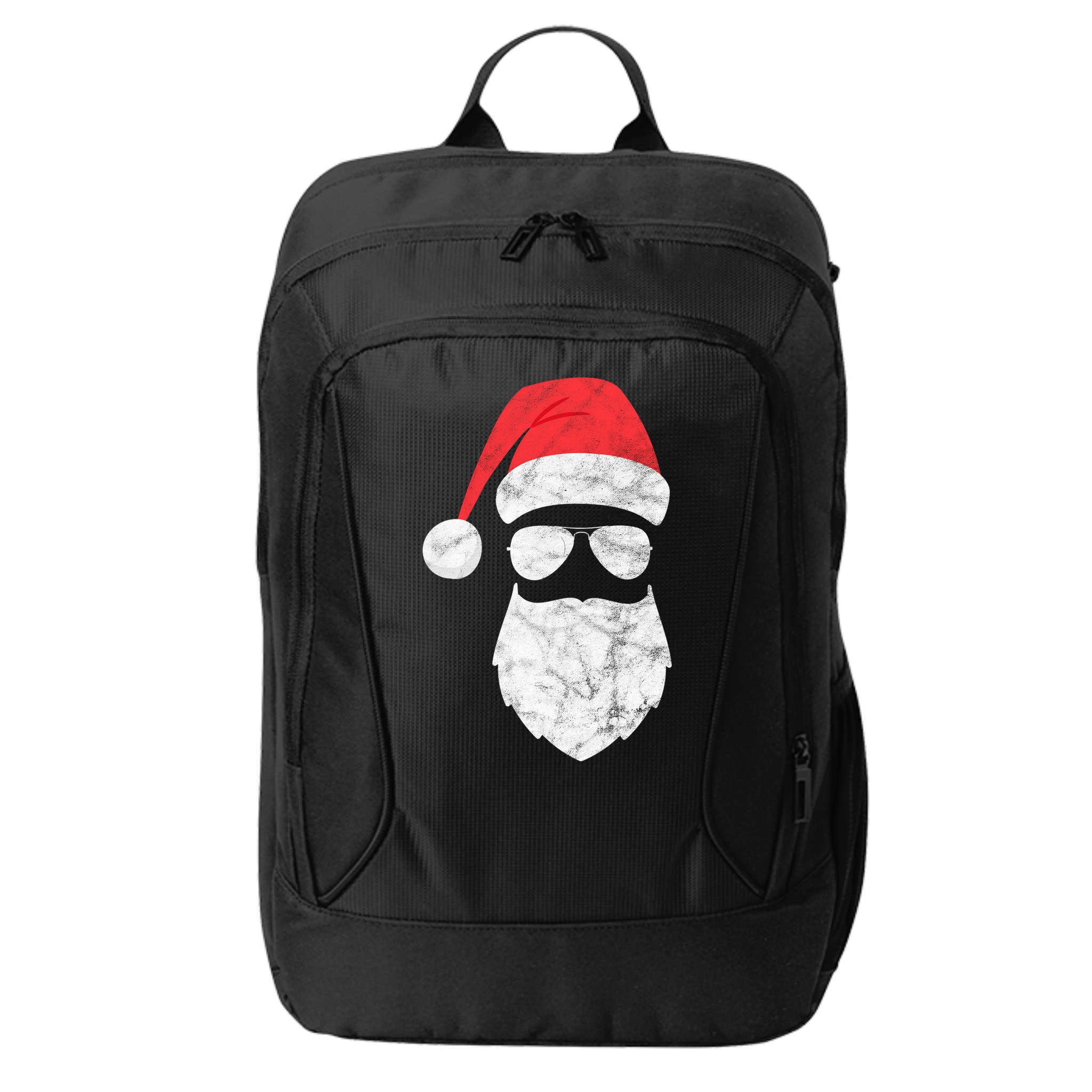 Bearded Santa Claus Hipster City Backpack