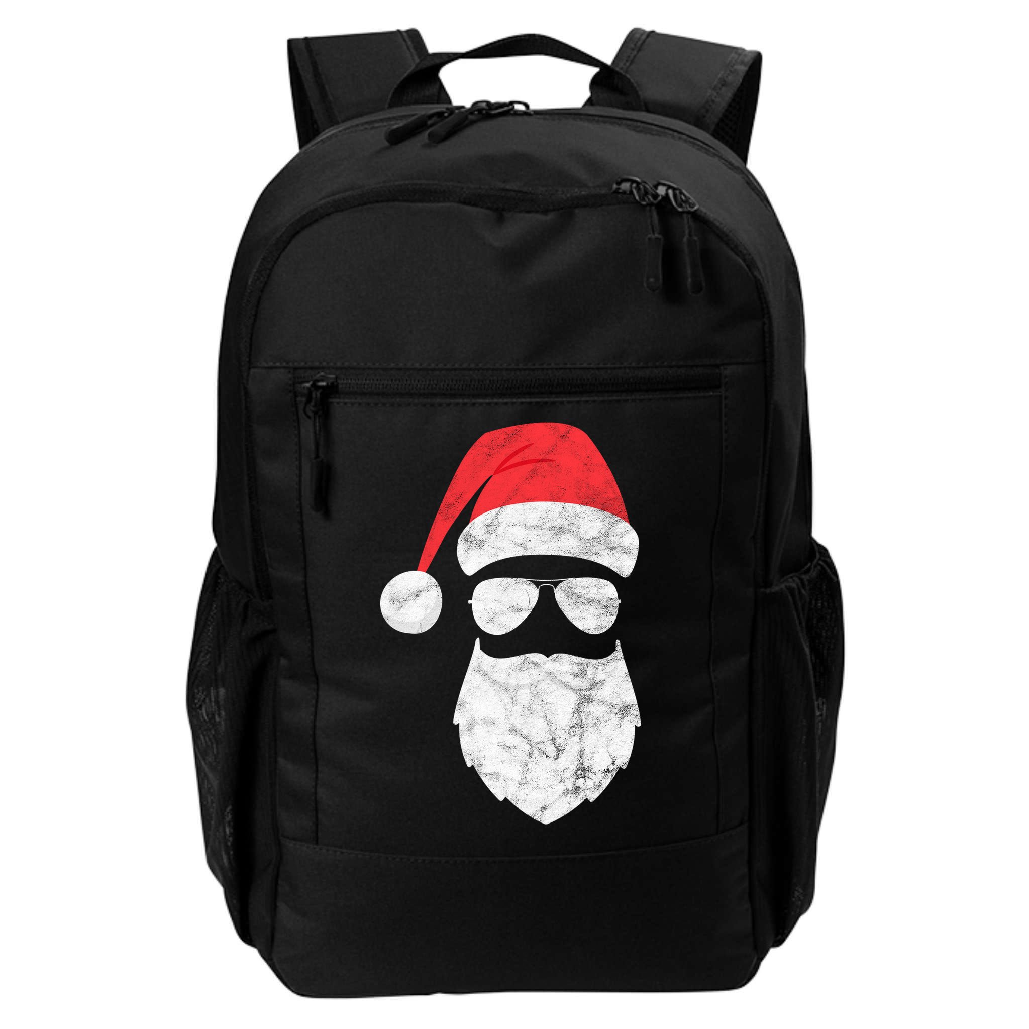 Bearded Santa Claus Hipster Backpack