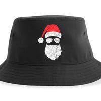 Bearded Santa Claus Hipster Sustainable Bucket Hat