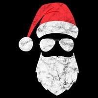 Bearded Santa Claus Hipster Sustainable Bucket Hat