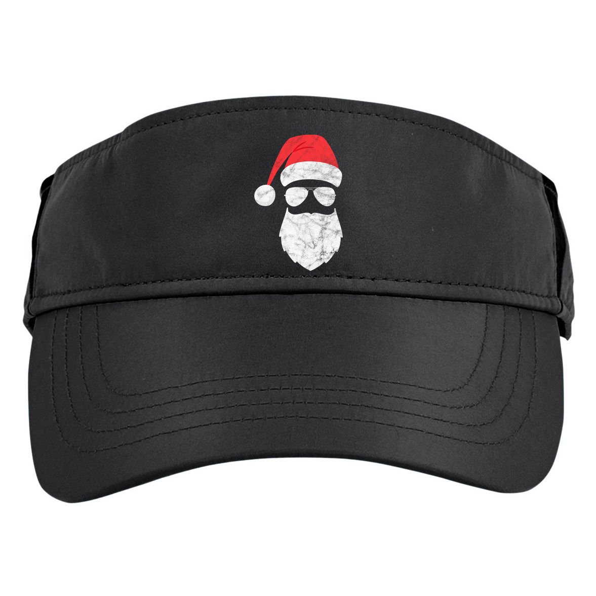 Bearded Santa Claus Hipster Adult Drive Performance Visor