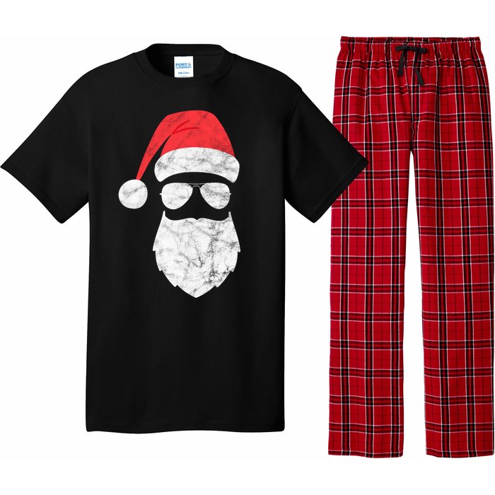 Bearded Santa Claus Hipster Pajama Set