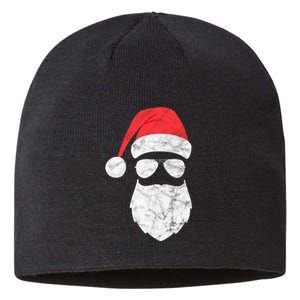 Bearded Santa Claus Hipster Sustainable Beanie