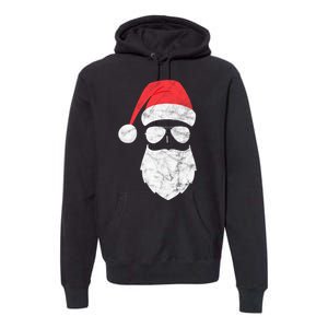 Bearded Santa Claus Hipster Premium Hoodie