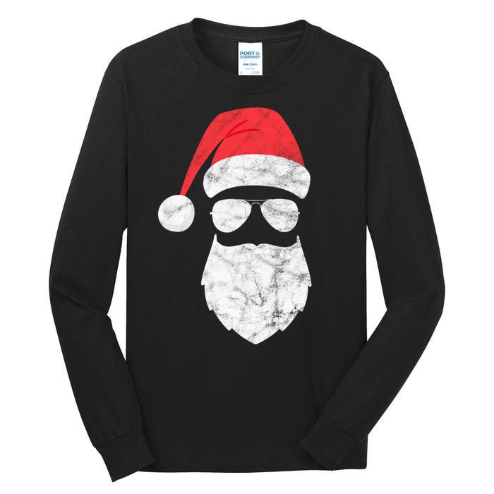 Bearded Santa Claus Hipster Tall Long Sleeve T-Shirt