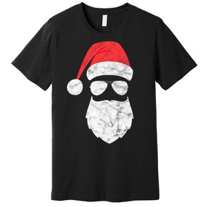 Bearded Santa Claus Hipster Premium T-Shirt