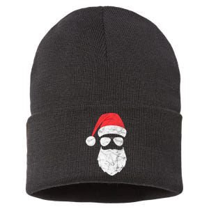 Bearded Santa Claus Hipster Sustainable Knit Beanie