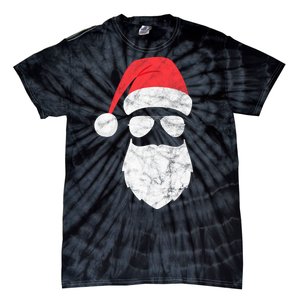 Bearded Santa Claus Hipster Tie-Dye T-Shirt