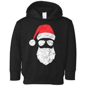 Bearded Santa Claus Hipster Toddler Hoodie