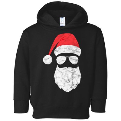 Bearded Santa Claus Hipster Toddler Hoodie