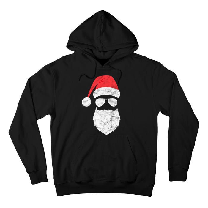 Bearded Santa Claus Hipster Tall Hoodie