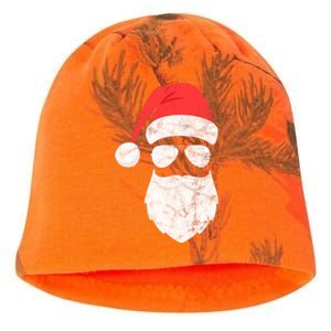 Bearded Santa Claus Hipster Kati - Camo Knit Beanie