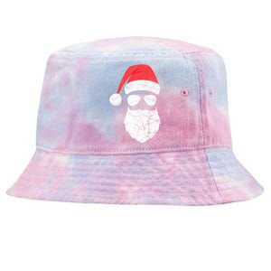 Bearded Santa Claus Hipster Tie-Dyed Bucket Hat