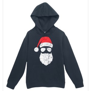 Bearded Santa Claus Hipster Urban Pullover Hoodie