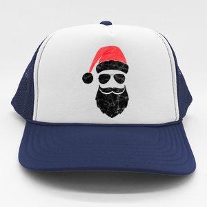 Bearded Santa Claus Hipster Trucker Hat