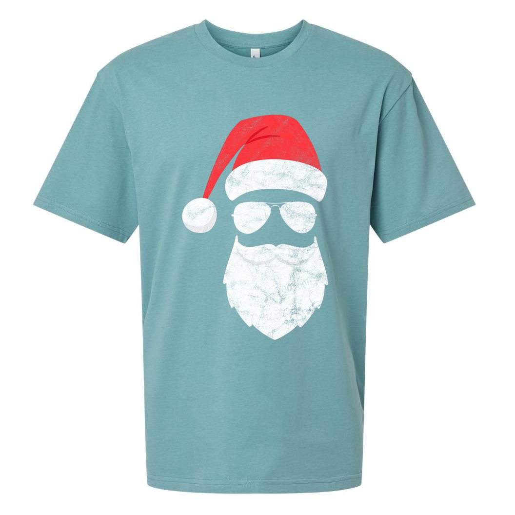 Bearded Santa Claus Hipster Sueded Cloud Jersey T-Shirt