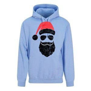 Bearded Santa Claus Hipster Unisex Surf Hoodie