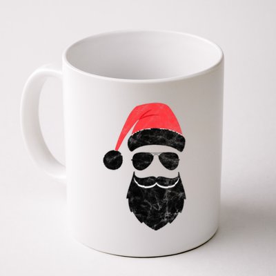 Bearded Santa Claus Hipster Coffee Mug