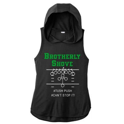 Brotherly Shove Classic Ladies PosiCharge Tri-Blend Wicking Draft Hoodie Tank